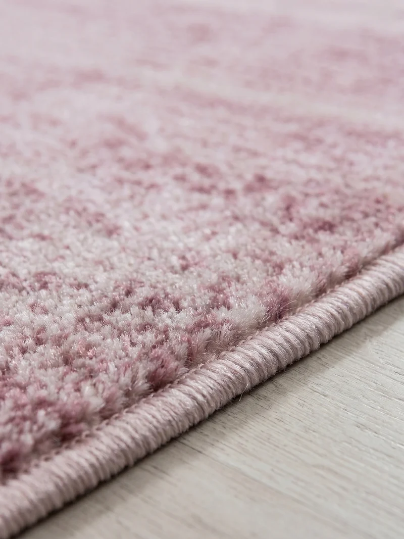 Kurzflor-Teppich Einfarbig – Waschbar & Strapazierfähig | Heatset-Veredelung für Wolloptik