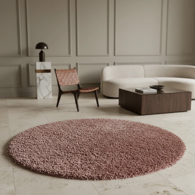 Shaggy Hochflor-Teppich Einfarbig – Waschbar & Flauschig | 3,00 cm Florhöhe für Barfußkomfort