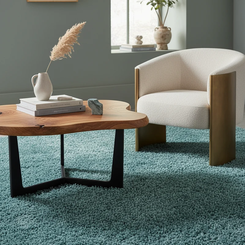 Shaggy Hochflor-Teppich Einfarbig – Waschbar & Flauschig | 3,00 cm Florhöhe für Barfußkomfort