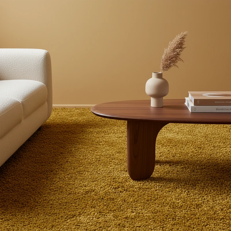 Shaggy Hochflor-Teppich Einfarbig – Waschbar & Flauschig | 3,00 cm Florhöhe für Barfußkomfort