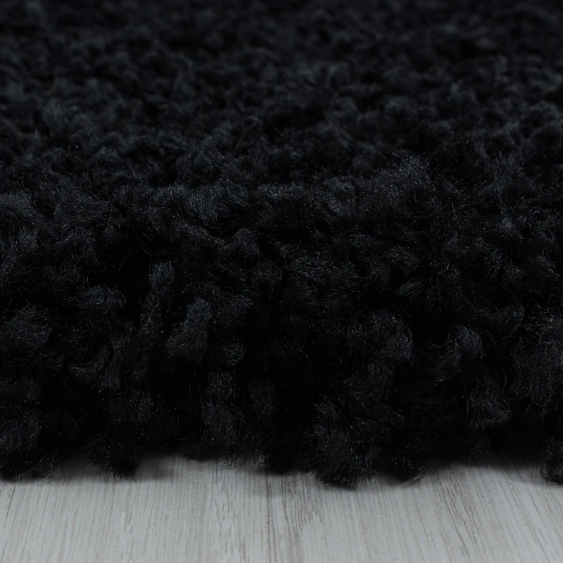 Shaggy Hochflor-Teppich Einfarbig – Waschbar & Flauschig | 3,00 cm Florhöhe für Barfußkomfort