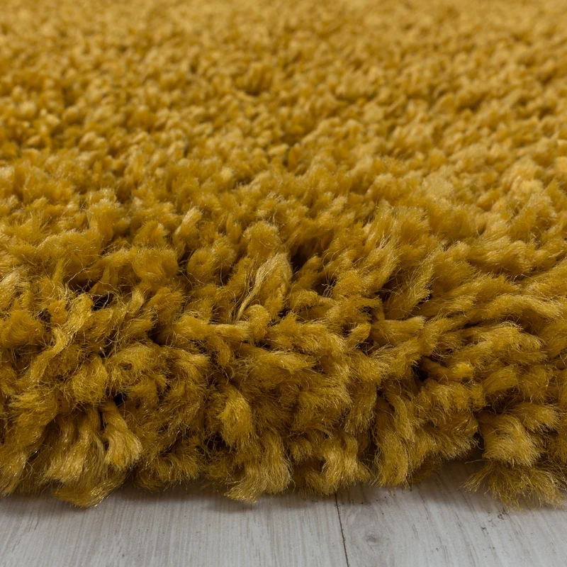 Shaggy Hochflor-Teppich Einfarbig – Waschbar & Flauschig | 3,00 cm Florhöhe für Barfußkomfort