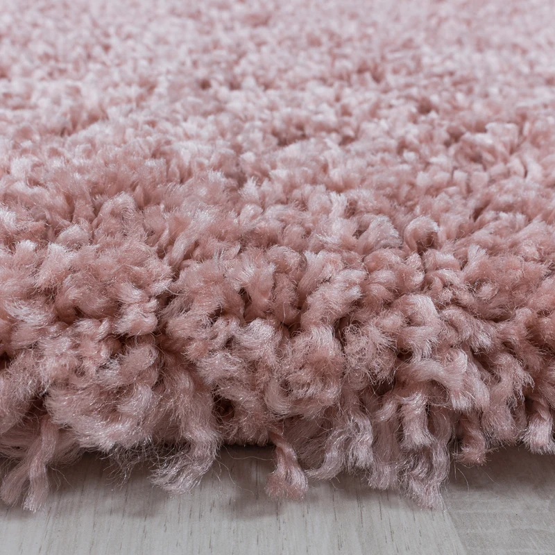 Shaggy Hochflor-Teppich Einfarbig – Waschbar & Flauschig | 3,00 cm Florhöhe für Barfußkomfort