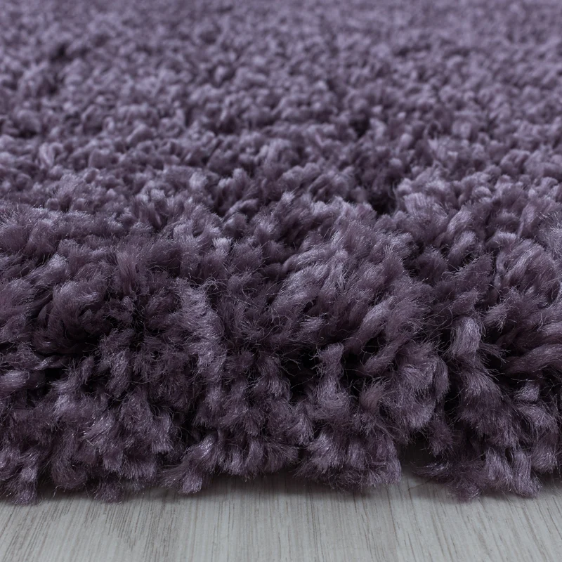 Shaggy Hochflor-Teppich Einfarbig – Waschbar & Flauschig | 3,00 cm Florhöhe für Barfußkomfort