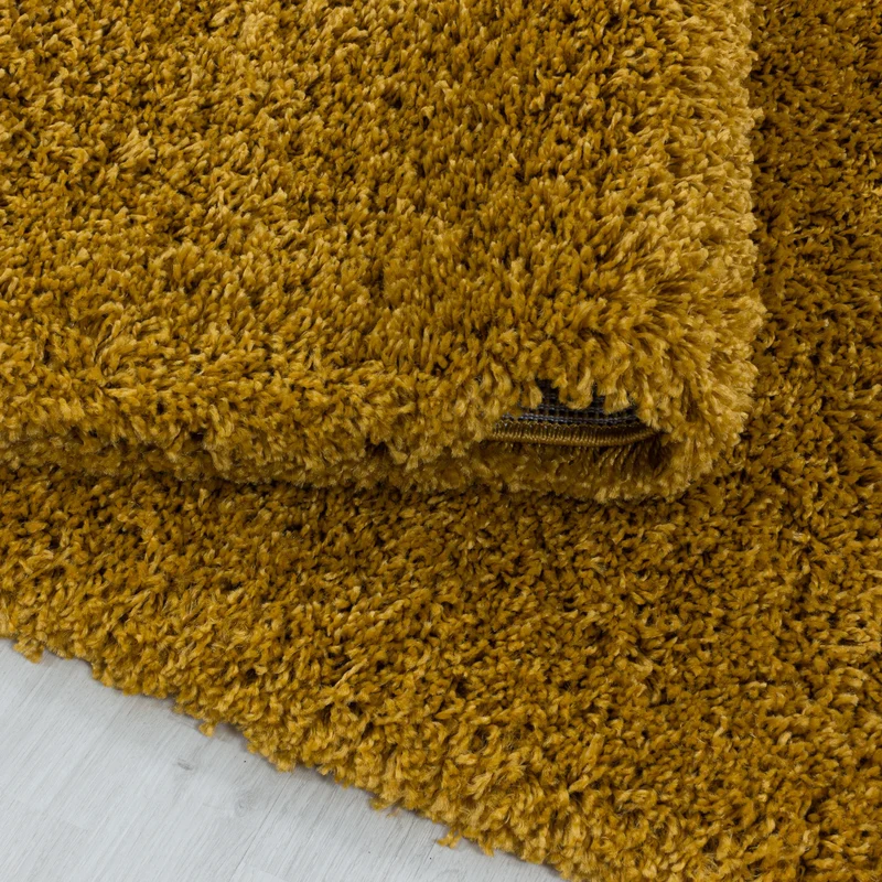 Shaggy Hochflor-Teppich Einfarbig – Waschbar & Flauschig | 3,00 cm Florhöhe für Barfußkomfort