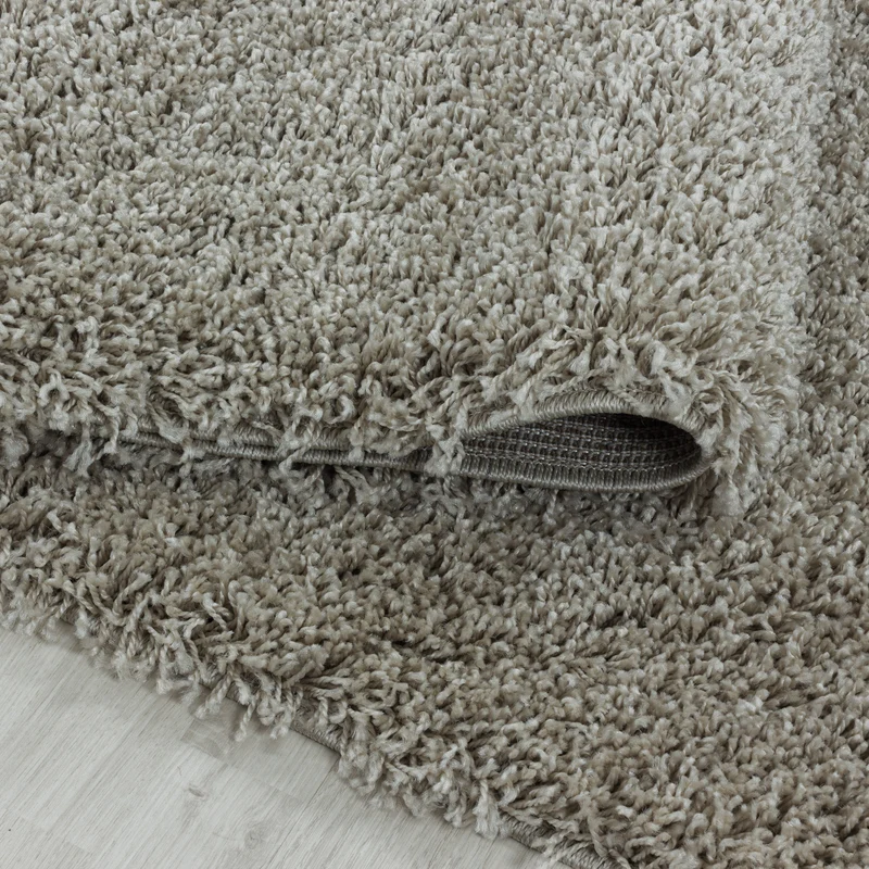 Shaggy Hochflor-Teppich Einfarbig – Waschbar & Flauschig | 3,00 cm Florhöhe für Barfußkomfort