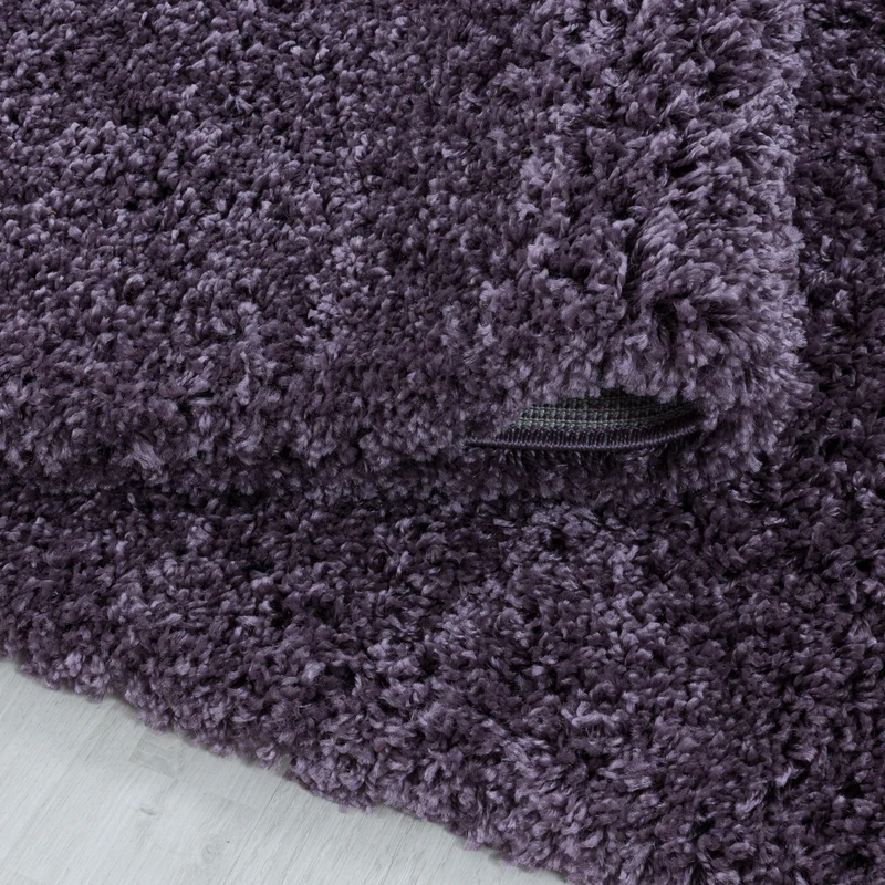 Shaggy Hochflor-Teppich Einfarbig – Waschbar & Flauschig | 3,00 cm Florhöhe für Barfußkomfort