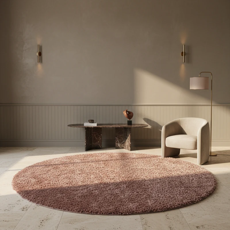 Shaggy Hochflor-Teppich Einfarbig – Waschbar & Flauschig | 3,00 cm Florhöhe für Barfußkomfort
