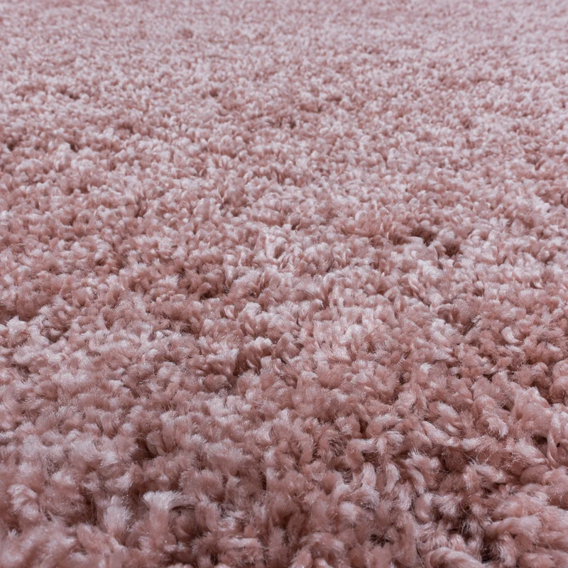 Shaggy Hochflor-Teppich Einfarbig – Waschbar & Flauschig | 3,00 cm Florhöhe für Barfußkomfort