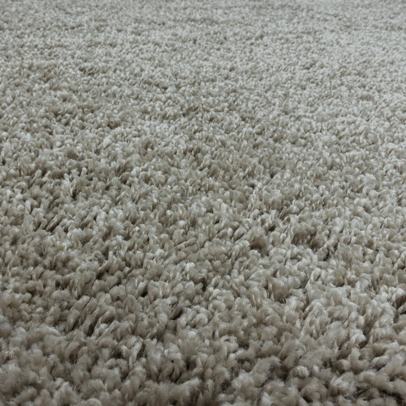 Shaggy Hochflor-Teppich Einfarbig – Waschbar & Flauschig | 3,00 cm Florhöhe für Barfußkomfort