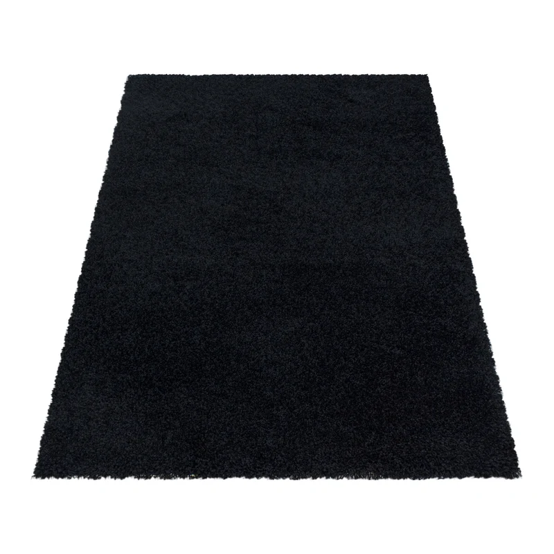 Shaggy Hochflor-Teppich Einfarbig – Waschbar & Flauschig | 3,00 cm Florhöhe für Barfußkomfort