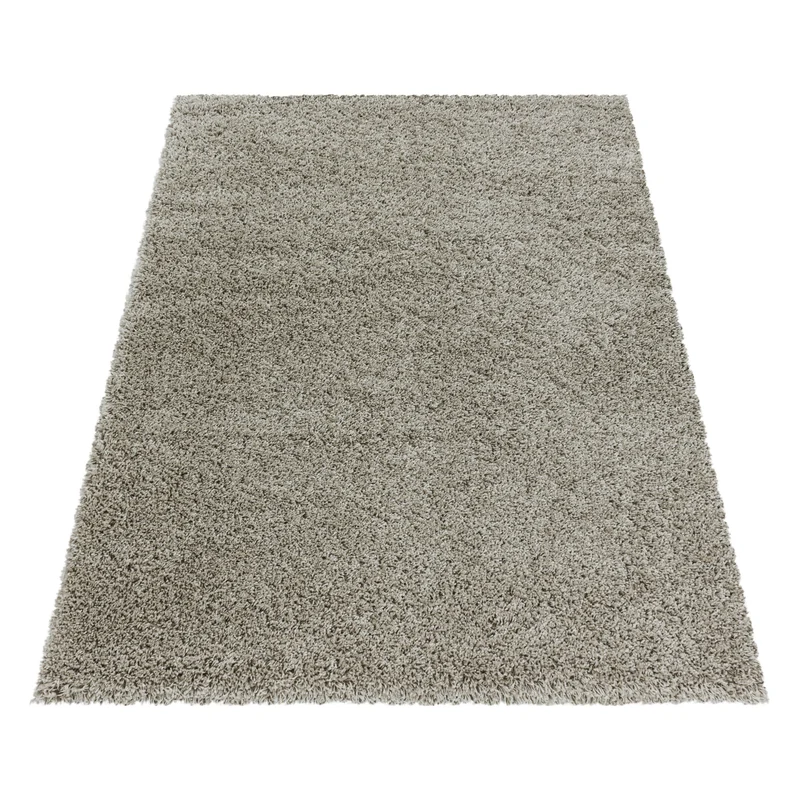 Shaggy Hochflor-Teppich Einfarbig – Waschbar & Flauschig | 3,00 cm Florhöhe für Barfußkomfort