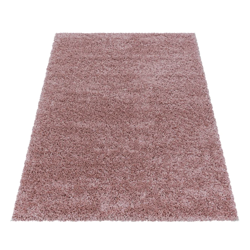 Shaggy Hochflor-Teppich Einfarbig – Waschbar & Flauschig | 3,00 cm Florhöhe für Barfußkomfort