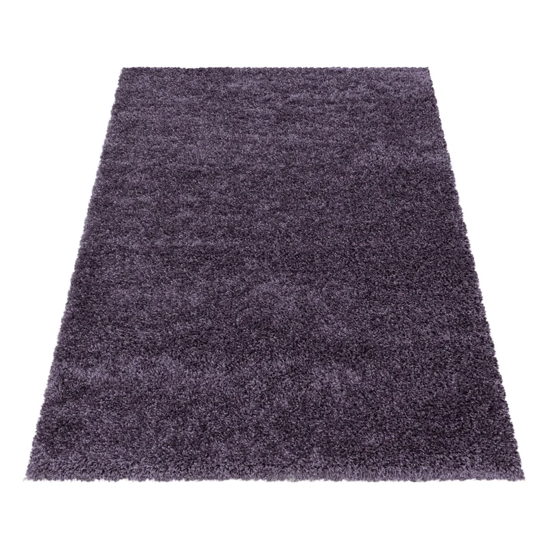 Shaggy Hochflor-Teppich Einfarbig – Waschbar & Flauschig | 3,00 cm Florhöhe für Barfußkomfort