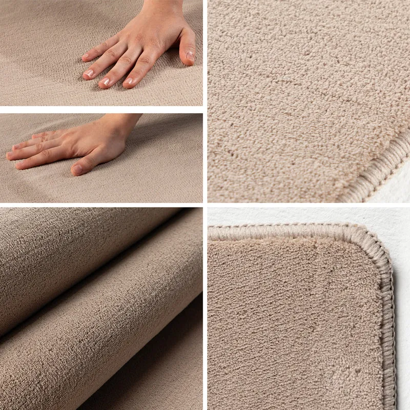 Kurzflor-Teppich Einfarbig – Waschbar | Maschinenwaschbar bei 30 °C