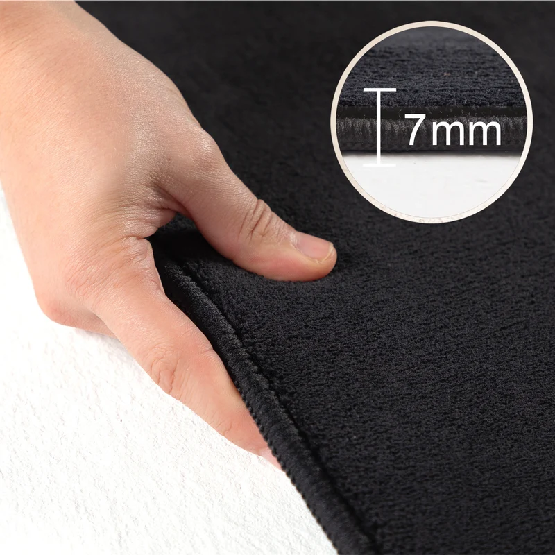 Kurzflor-Teppich Einfarbig – Waschbar | Maschinenwaschbar bei 30 °C
