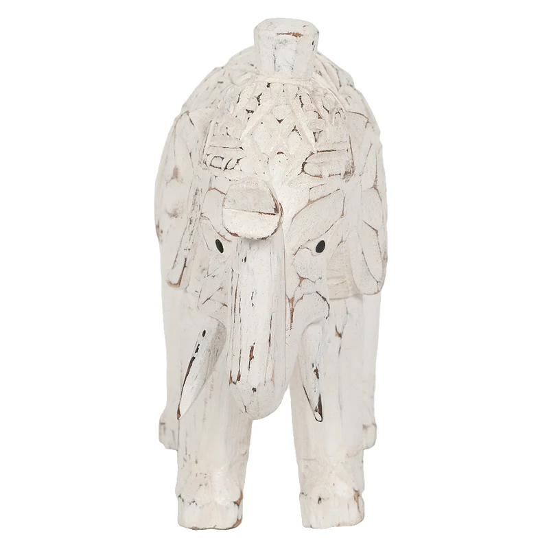 Massivholz Buchstütze DUMBO-SMALL 25cm White Wash Albasia