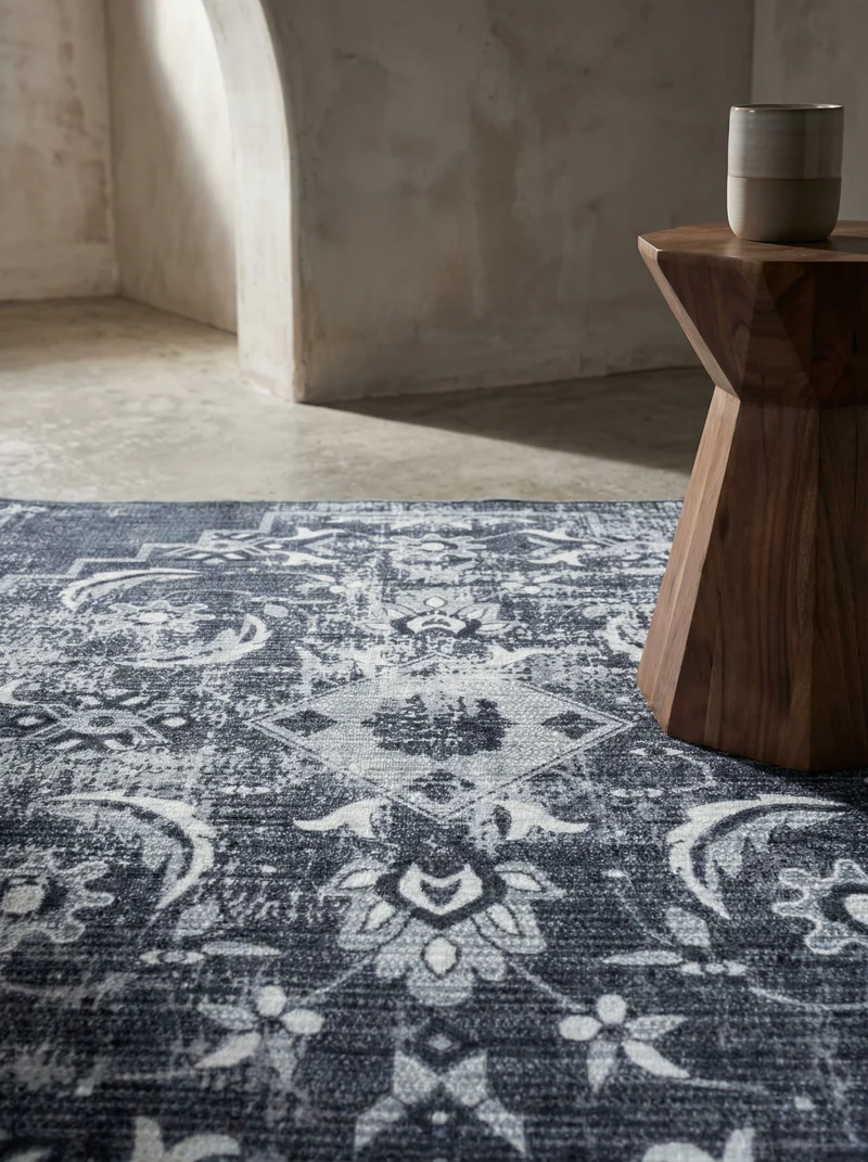 Flachgewebe-Teppich Orientalisch – Waschbar | Maschinenwaschbar bei 30°C