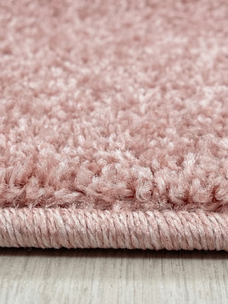 Kurzflor-Teppich Einfarbig – Waschbar & Strapazierfähig | Frisée-Garn für Lebendige Textur