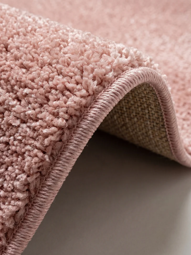 Kurzflor-Teppich Einfarbig – Waschbar & Strapazierfähig | Frisée-Garn für Lebendige Textur