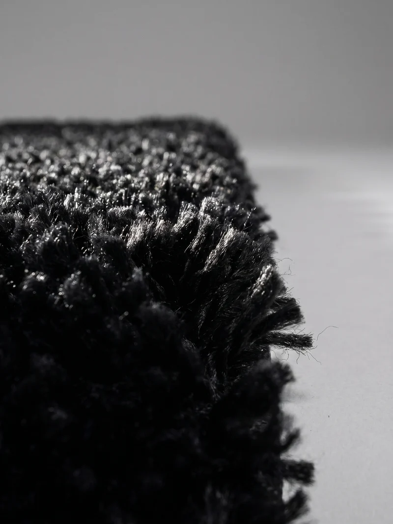 Kurzflor-Teppich Einfarbig – Waschbar & Strapazierfähig | Frisée-Garn für Lebendige Textur