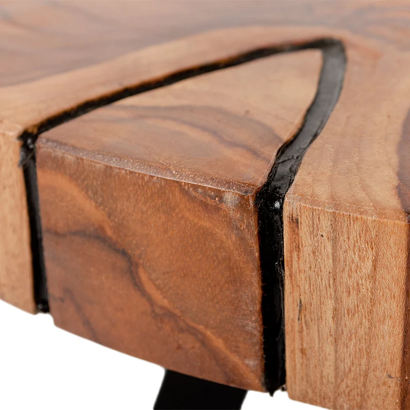 Teakwurzel Couchtisch LISTA-60cm Natural