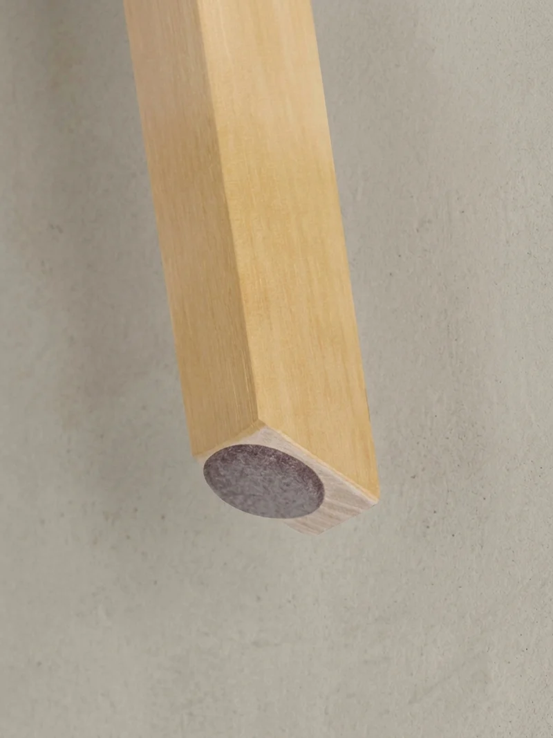 Esszimmerstuhl 2er Set mit Holzgestell Skandinavisch gepolstert