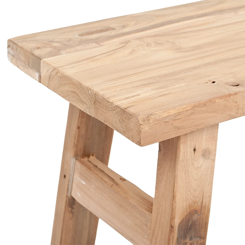 Barhocker GEMI ca. H75cm Recycled Teak Natural