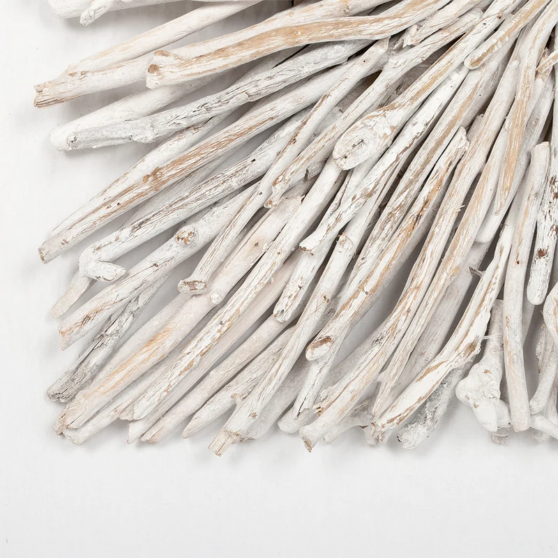 Wand-Deko-Objekt BULAT White Wash ca. L70cm Treibholz