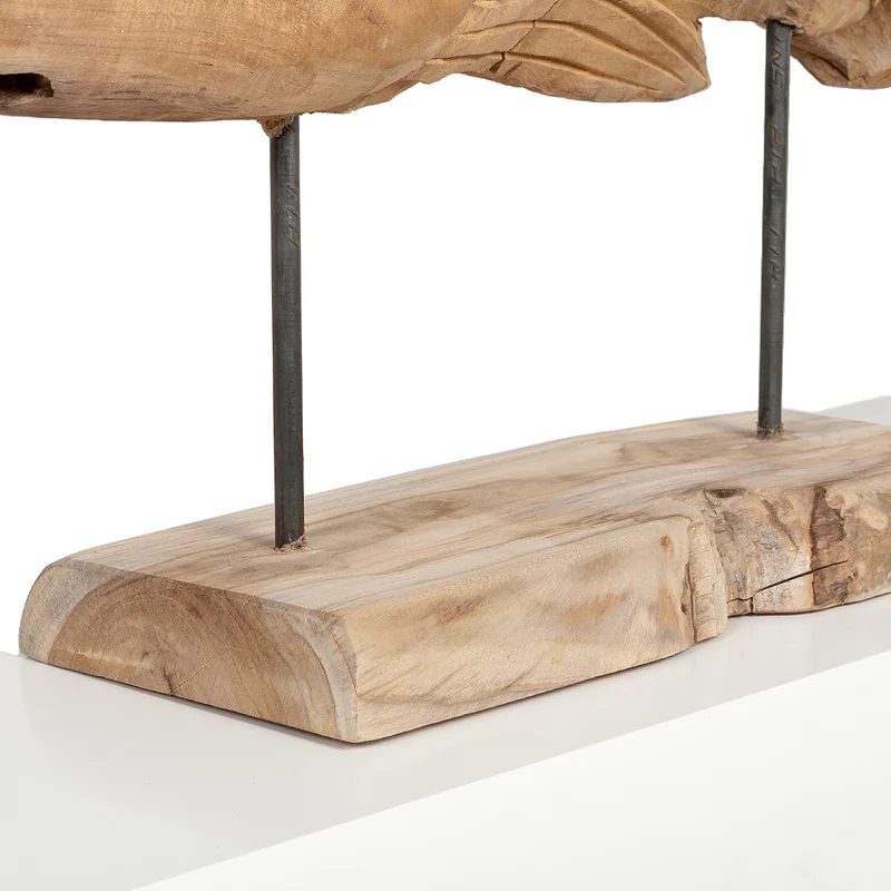 Deko Fisch PESCADO ca. L130cm Recycled Wood