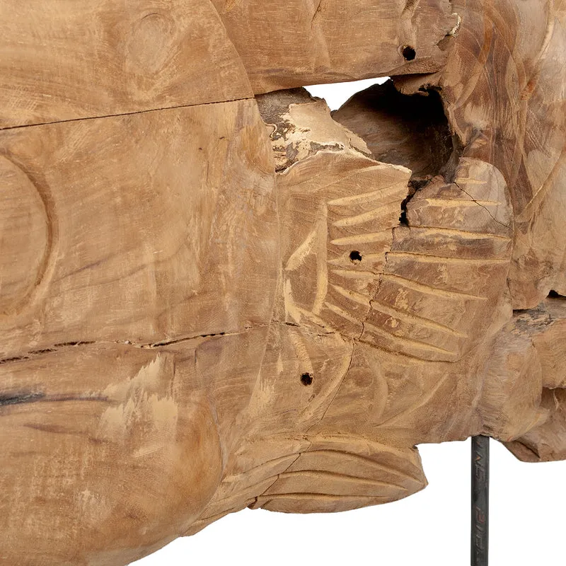 Deko Fisch PESCADO ca. L130cm Recycled Wood