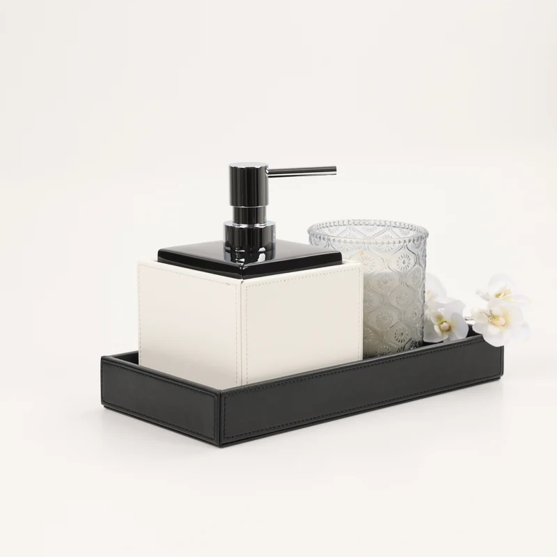 Kunstleder Seifenspender Brownie SSP