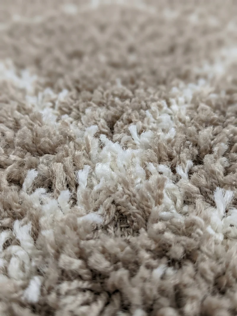 Shaggy Hochflor-Teppich Geometrisch – Waschbar & Flauschig | 3,00 cm Florhöhe für Barfußkomfort