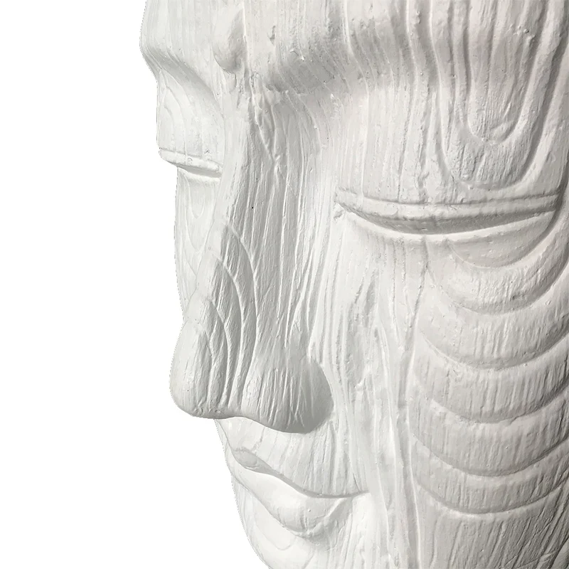 Riesiger Buddha Kopf BESAR-XXL ca. H170cm Weiß