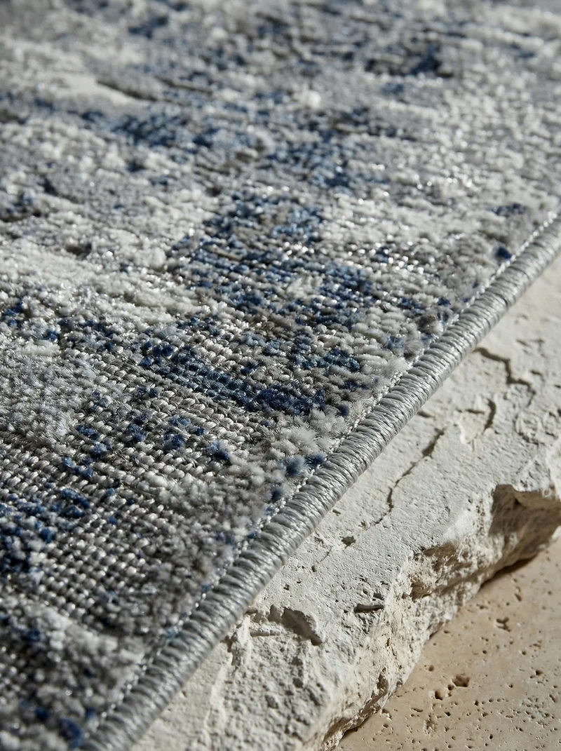 Teppich Velours mit Metallic-Glanz abstrakt robust pflegeleicht