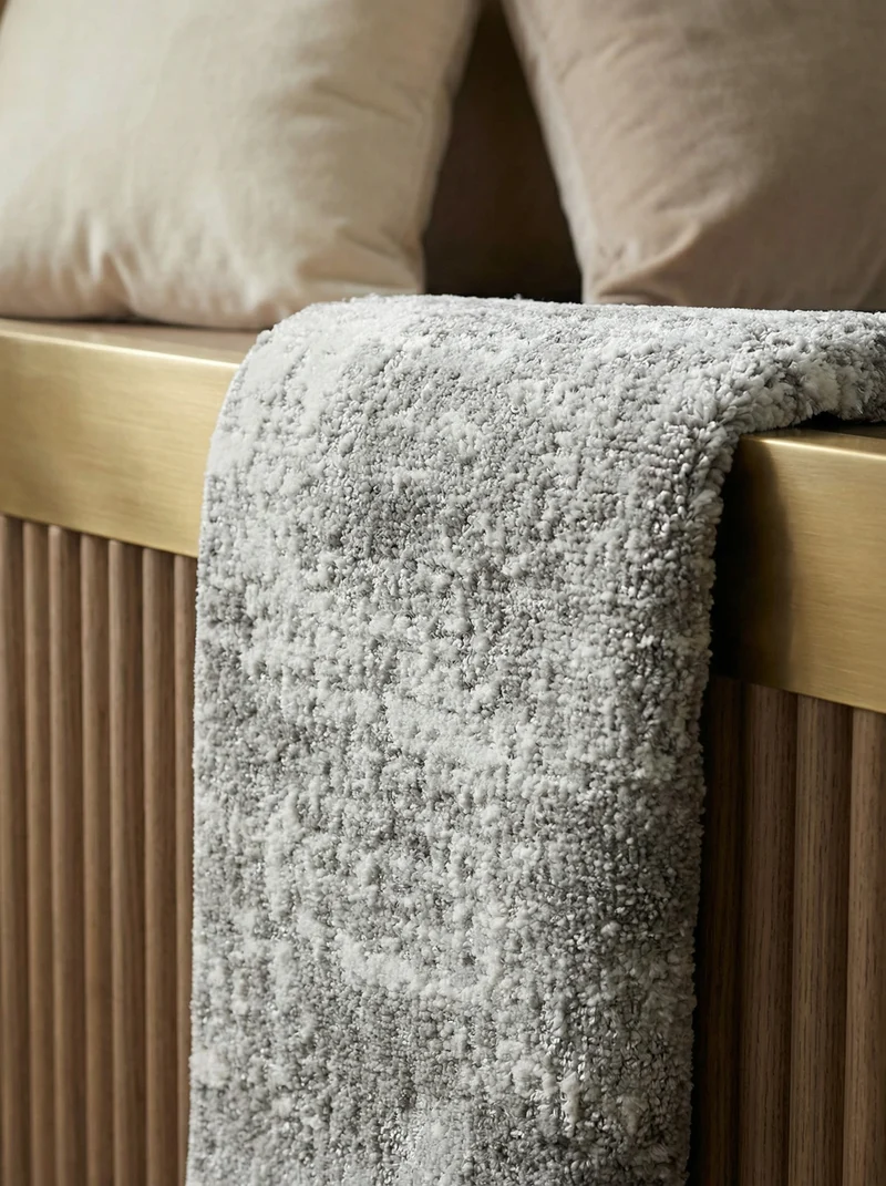 Teppich Velours mit Metallic-Glanz abstrakt robust pflegeleicht