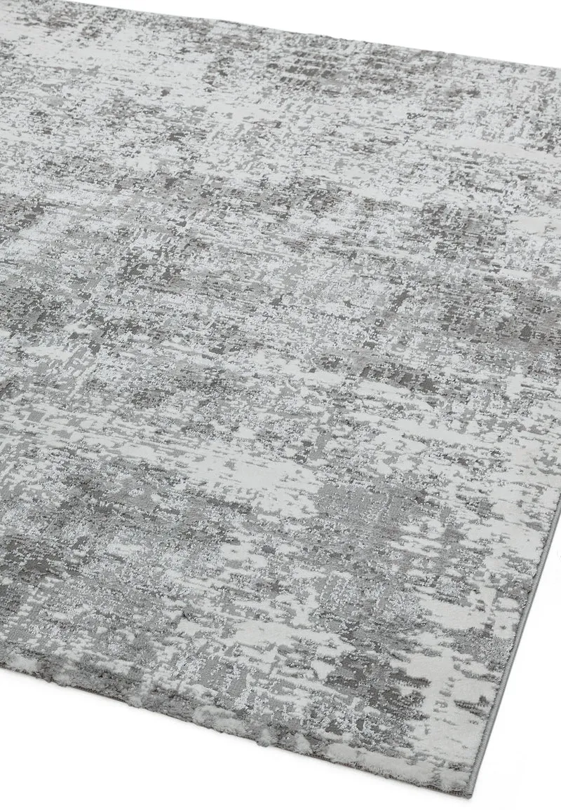 Teppich Velours mit Metallic-Glanz abstrakt robust pflegeleicht