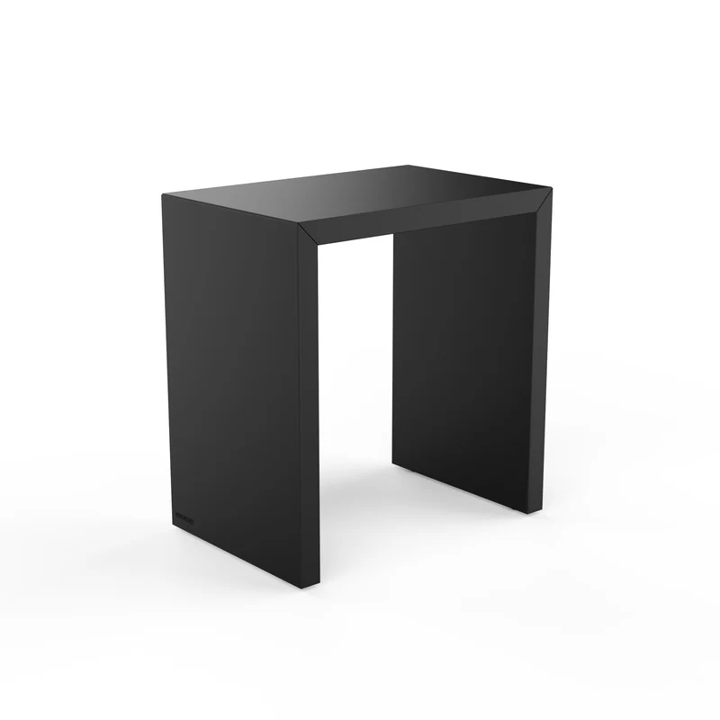 Kunstleder Hocker Brownie SIDE