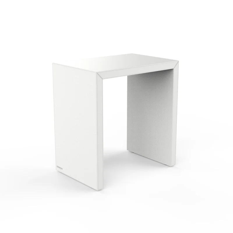 Kunstleder Hocker Brownie SIDE