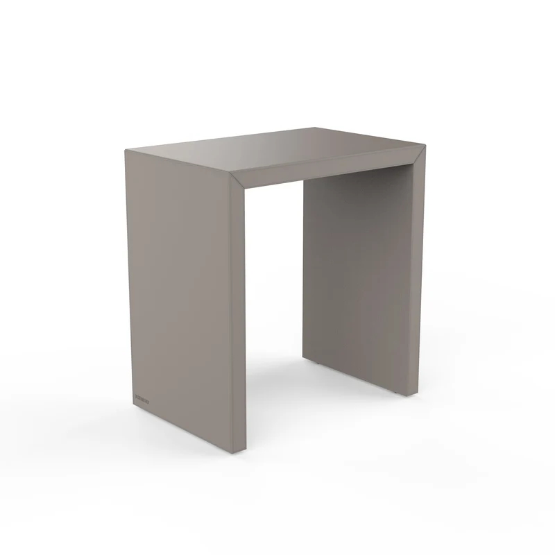 Kunstleder Hocker Brownie SIDE