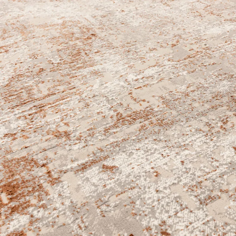 Teppich Velours abstrakt mit Bordüren