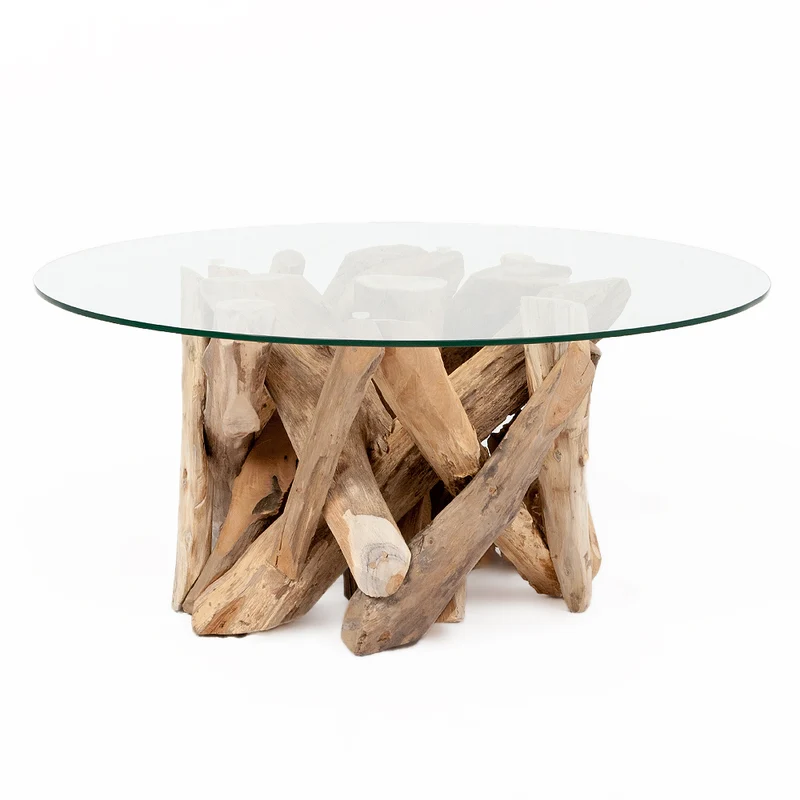 Teak Couchtisch TORA-rund ca. D90cm
