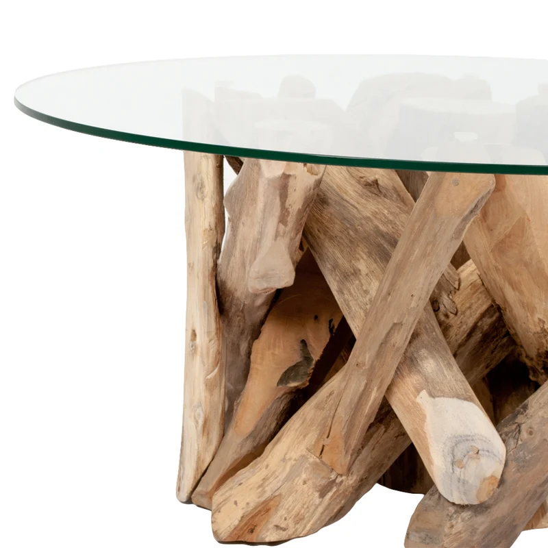 Teak Couchtisch TORA-rund ca. D90cm