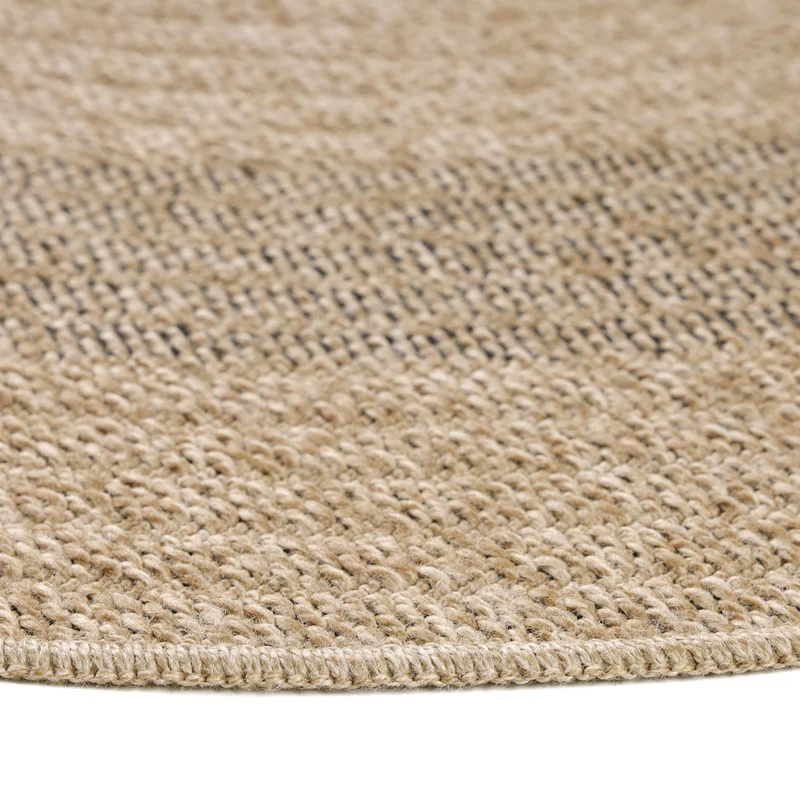 Outdoor-Teppich mit Konzentrischen Kreisen – Waschbar, Minimalistisch & Wetterfest