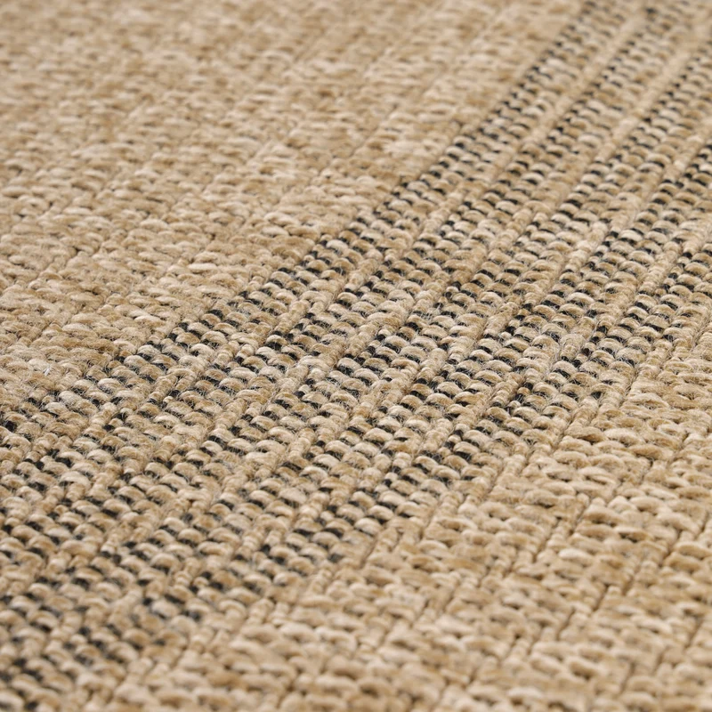 Outdoor-Teppich mit Konzentrischen Kreisen – Waschbar, Minimalistisch & Wetterfest
