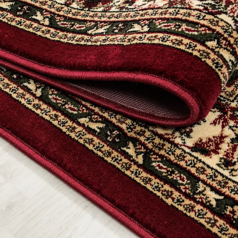 Kurzflor-Teppich Orient Medaillon – Waschbar & Strapazierfähig | 1,20 cm Florhöhe