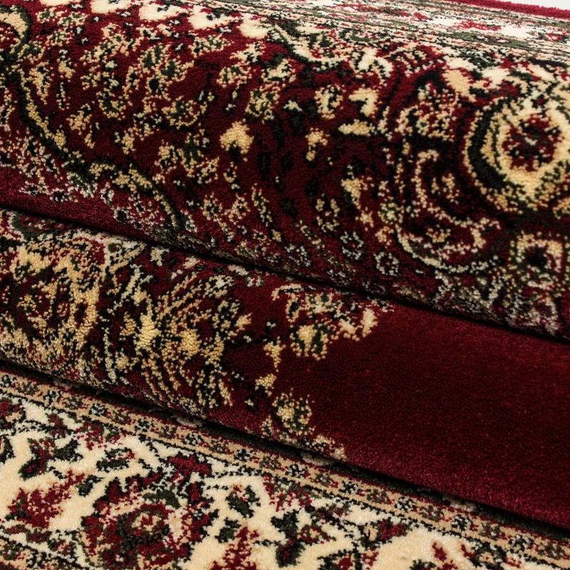 Kurzflor-Teppich Orient Medaillon – Waschbar & Strapazierfähig | 1,20 cm Florhöhe