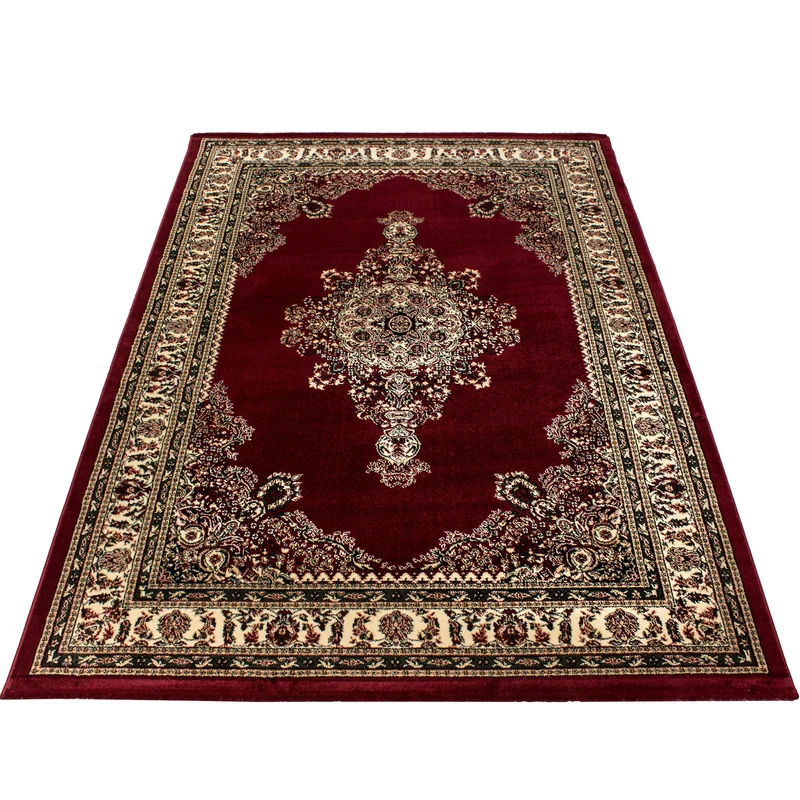 Kurzflor-Teppich Orient Medaillon – Waschbar & Strapazierfähig | 1,20 cm Florhöhe
