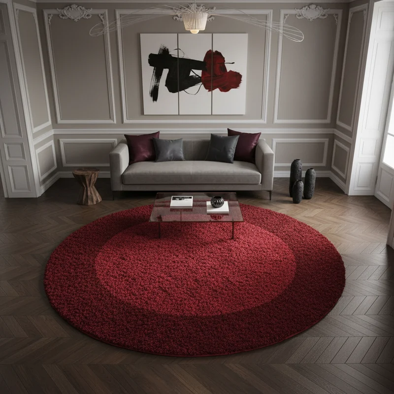 Shaggy Hochflor-Teppich Bordüre – Waschbar & Flauschig | 3,00 cm Florhöhe für Barfußkomfort