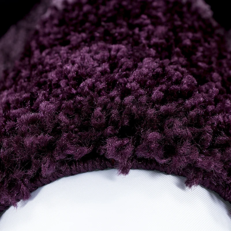 Shaggy Hochflor-Teppich Bordüre – Waschbar & Flauschig | 3,00 cm Florhöhe für Barfußkomfort